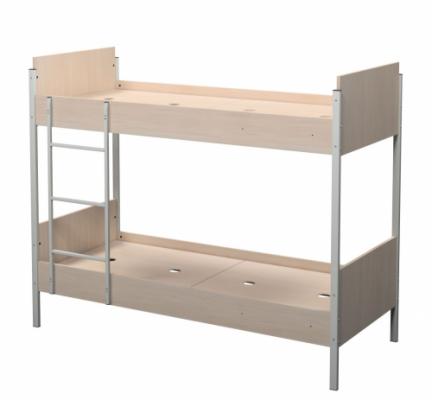 Ліжко двоярусне на металевому каркасі 1958х863х1784 мм БРІК